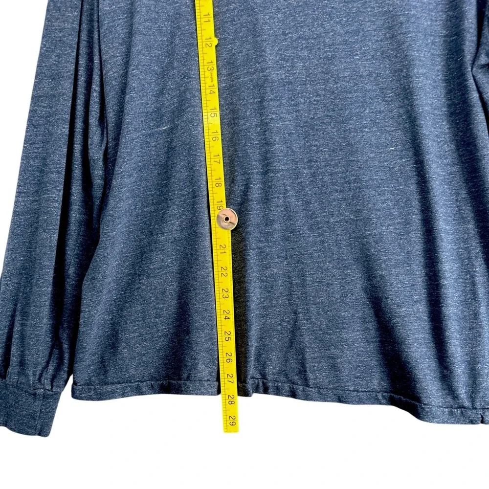 Polo Ralph Lauren Men's Long Sleeve T-Shirt Blue Heather XL Crew‎ Neck Cotton